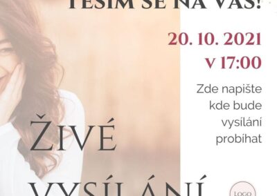 vŘůžová a zlatá, sada 10 Canva šablon na Instagram´- Živé vysílání